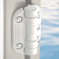ProtectorAl White G8Safe Adjustable Pool Gate Hinge Pair 70 x 90mm