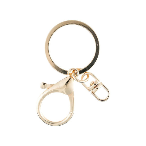 Taskmaster Gold Key Rings with Clip 5 Pack - 30mm Diameter - Gold Finish - SuperSaverAU - view 1