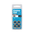 Pinnacle M10 Stainless Steel Nylon Lock Nut - 4 Pack