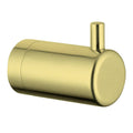 Evekare Brushed Brass Heavy Duty Robe Hook, Brass Construction