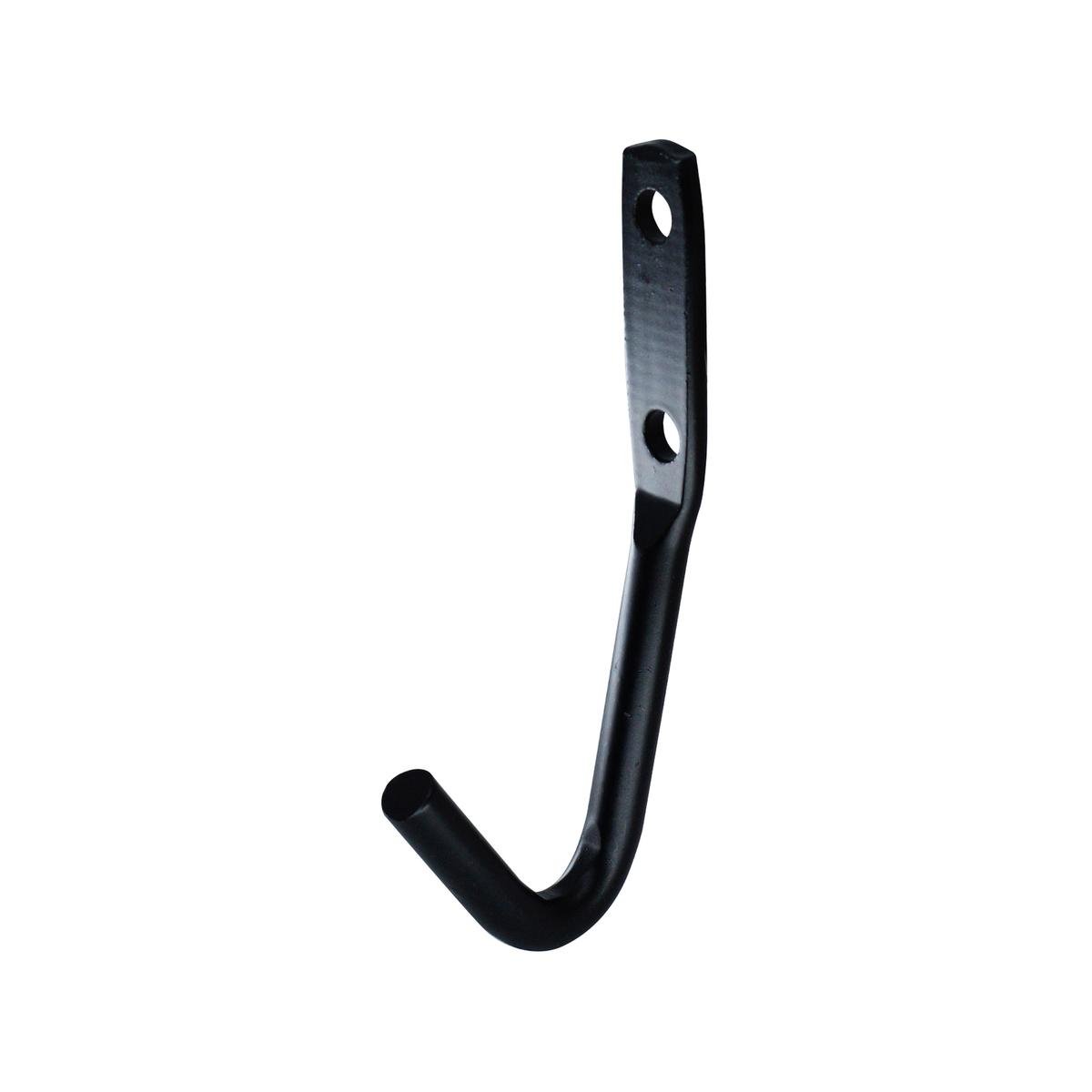 Everhang Medium Black J Bolt Hook - 5mm x 45mm x 105mm - Durable Steel - Versatile Storage - SuperSaverAU - view 1