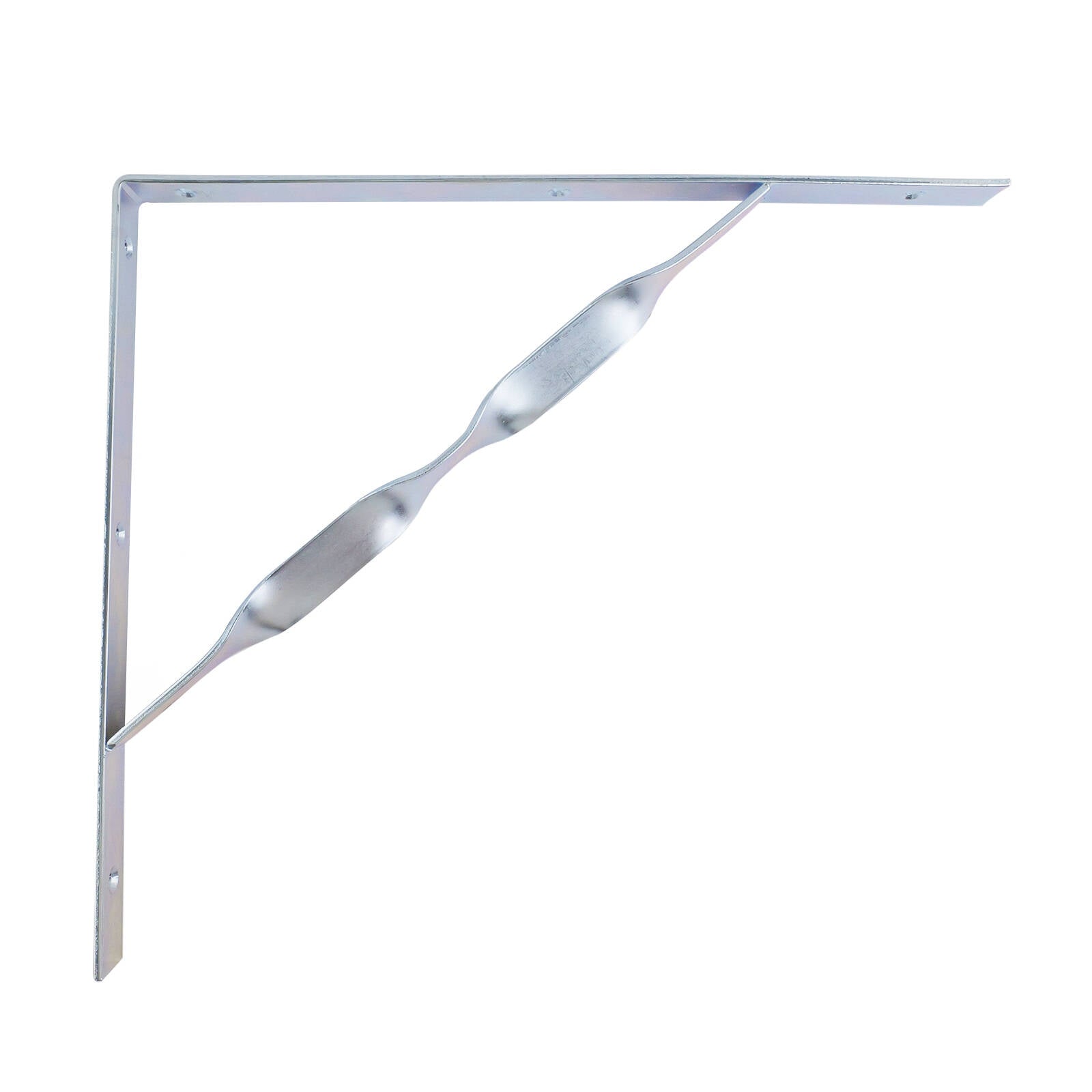 Carinya 400 x 350mm Zinc Plated Steel Twisted Stay Bracket 300kg