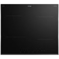 Omega 60cm four zone induction cooktop - EuroKera ceramic glass - 10A power phasing - OCI604PPTZ