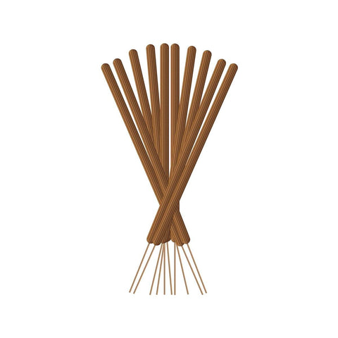 Sandalwood Incense Sticks 10 Pack - 100% Natural - Outdoor Mosquito Protection - 64mm x 23mm x 278mm - SuperSaverAU - view 1