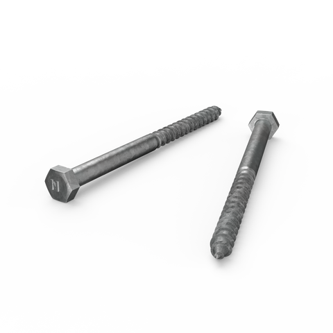 Zenith M10 x 150mm Hot Dip Galvanised Hex Head Coach Screw - Each