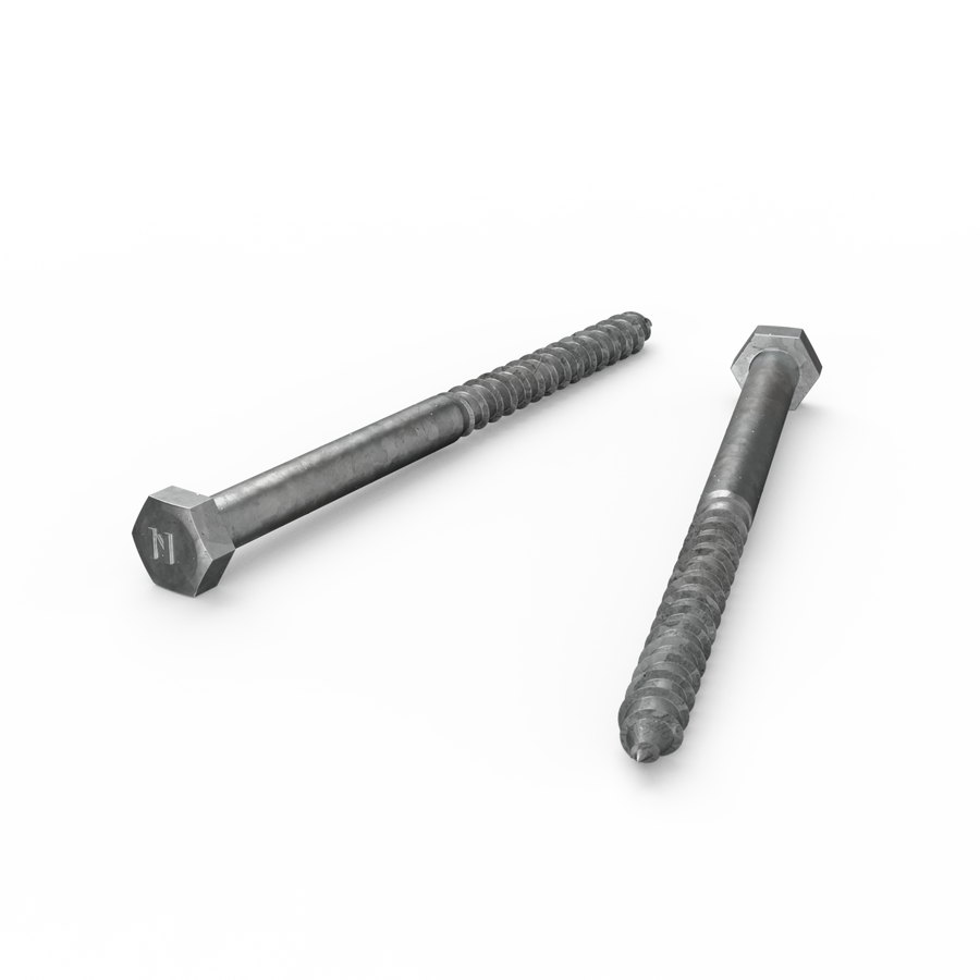 Zenith M10 x 150mm Hot Dip Galvanised Hex Head Coach Screw - Each