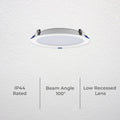 Deta 200mm x8 Series Tri Colour Dimmable LED Downlight - 16W/18W/20W - SuperSaverAU - view 3