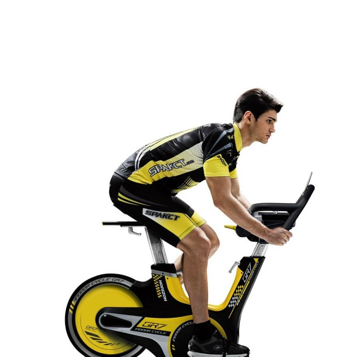 Horizon Fitness GR7 spin bike - Bluetooth connectivity for FitDisplay - heart rate monitor - HZ-GR7