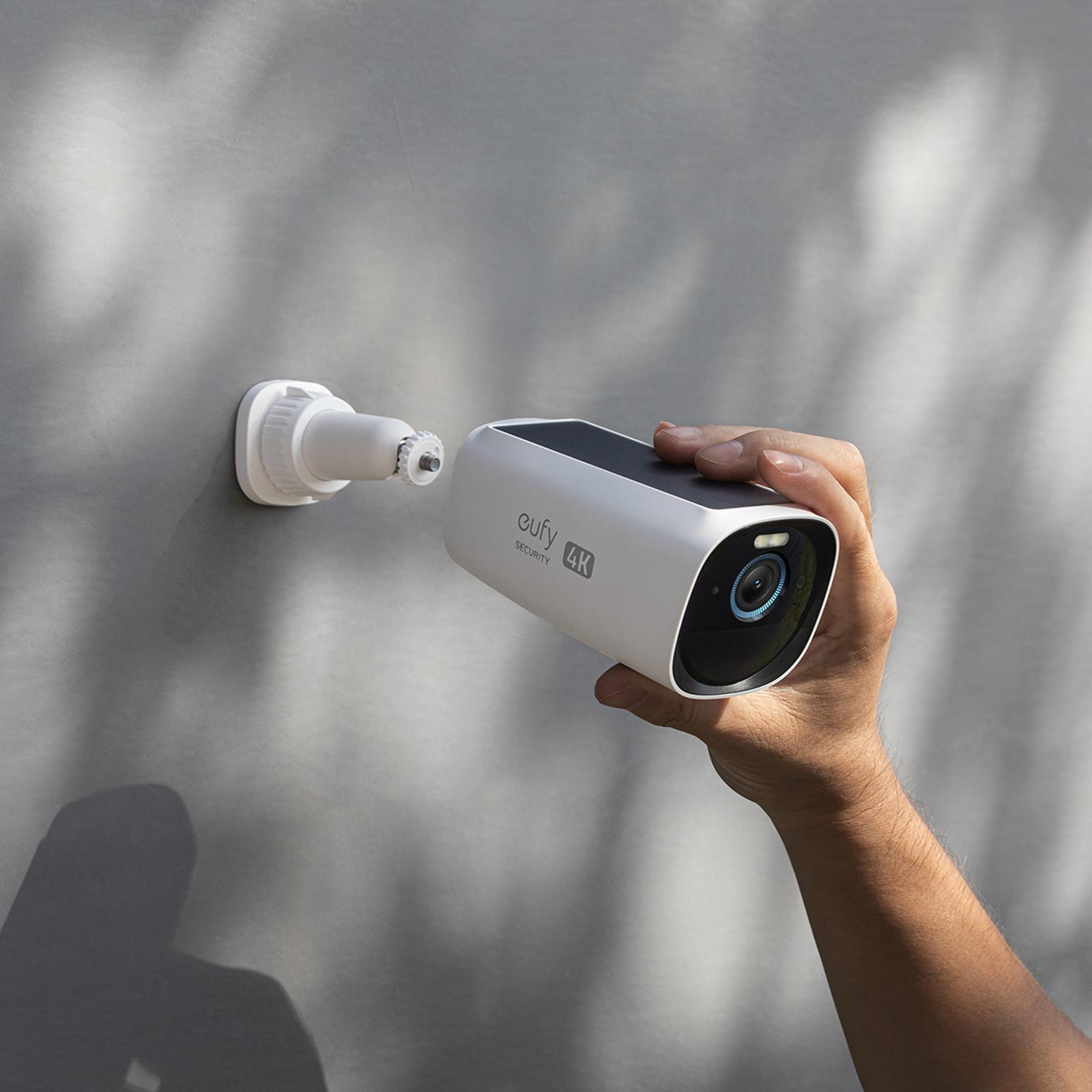 Eufy eufyCam 3 Wireless Security Camera Kit 2 Pack with HomeBase 3, White, T8871TW1