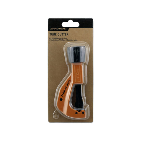 Craftright 3-32mm Tube and Pipe Cutter - Aluminium Alloy and Carbon Steel