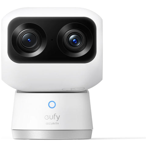 Eufy S350 Indoor Security Camera 4K - Dual Lens, 360° Pan and Tilt, AI Tracking, White - T8416T21