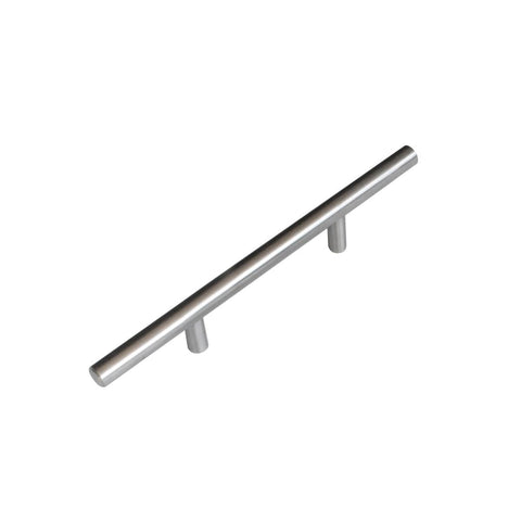 Kaboodle T Pull Handle - 96mm - Brushed Stainless Steel - Durable - SuperSaverAU - view 1