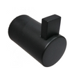Barelli Matte Black Ambiente Single Robe Hook - 63mm x 75mm x 55mm - SuperSaverAU - view 1