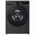 LG Series 10 12kg/8kg Front Load Washer Dryer Combo - Autodose, Steam Plus - Matte Black - WXC101412MB