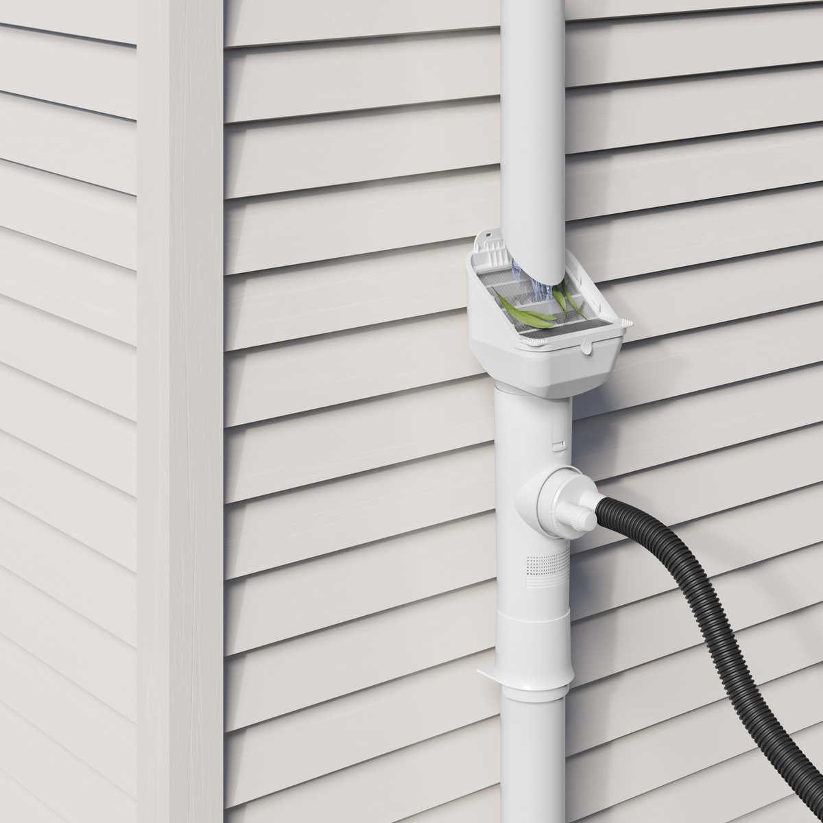 Clean Rain Advanced Downpipe Diverter - 970mm PVC - Efficient Water Filtration - SuperSaverAU - view 4