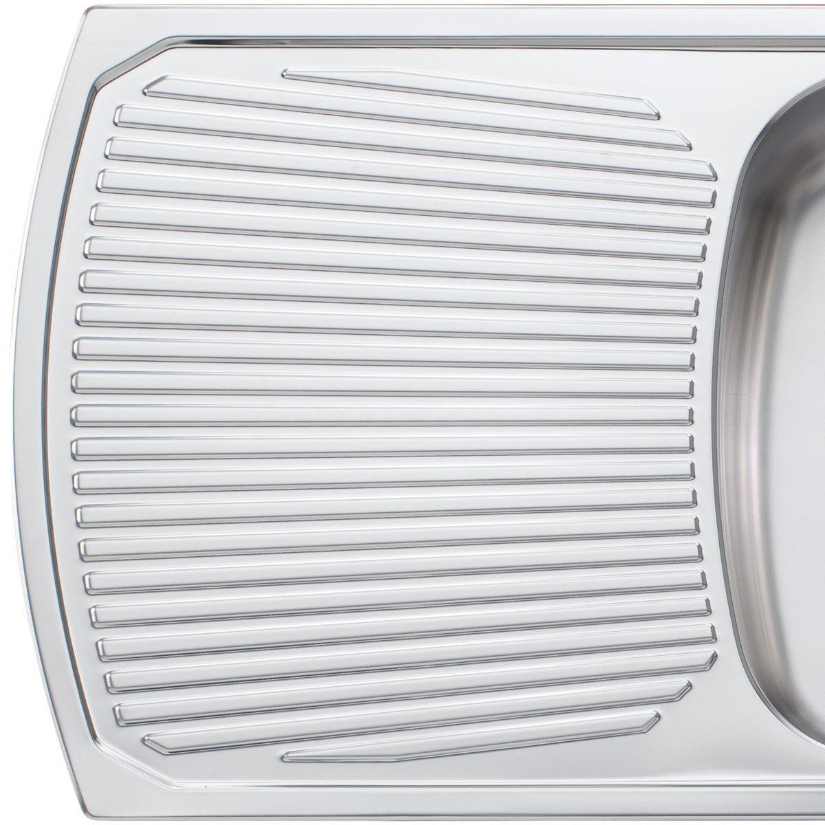 Oliveri Monet Double Bowl Topmount Sink - Left Hand Drainer - Colander and Preparation Board - MO772
