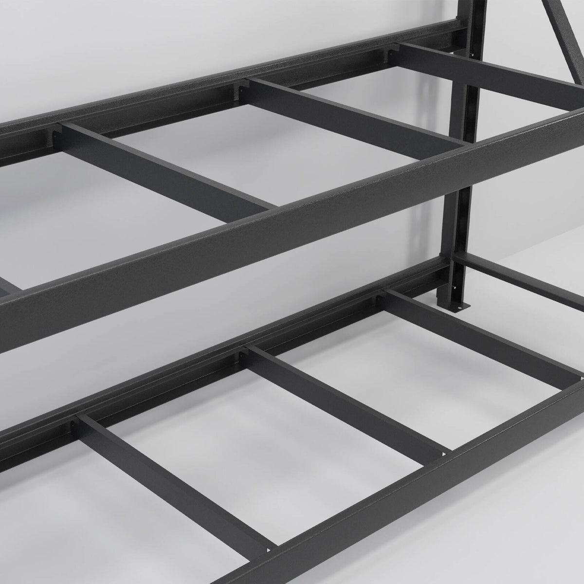 Rack It 400kg 420mm Steel Shelf Support Brace, Black for 430mm Rack Depth