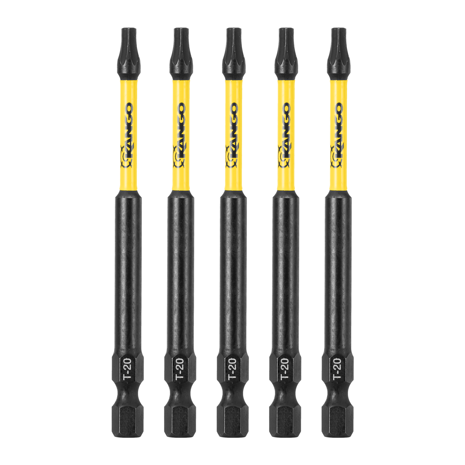 Kango 89mm TX20 Hypertorque Impact Driver Bit 5 Pack