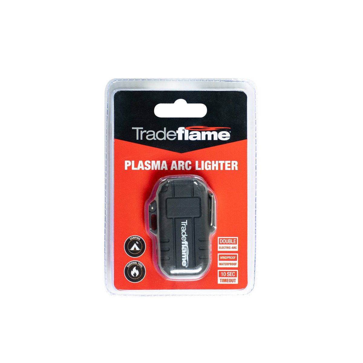 Tradeflame Plasma Arc Lighter - 106mm - ABS, Zinc Alloy - Waterproof, Windproof - SuperSaverAU - view 2