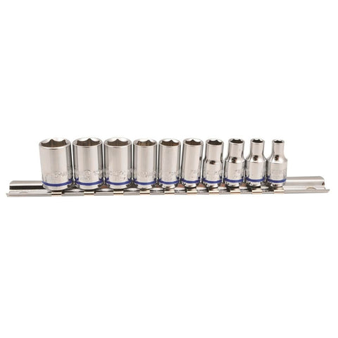 Kincrome Socket Set - 10 Piece - Cr-V Steel - Metric Only - SuperSaverAU - view 1