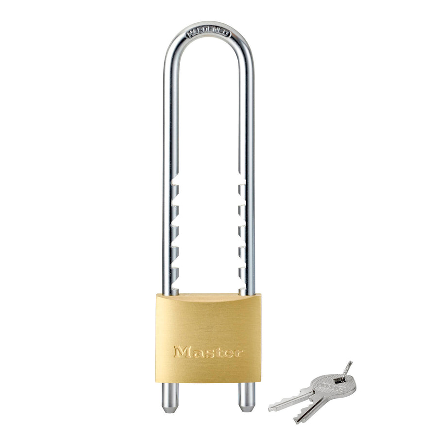 Master Lock 50mm Solid Brass Adjustable Shackle Padlock