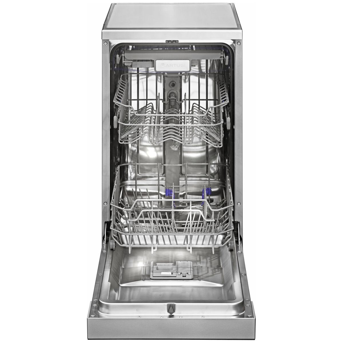 Artusi 45cm Freestanding Compact Dishwasher - 10 Place Settings - Stainless Steel - ADW4509X