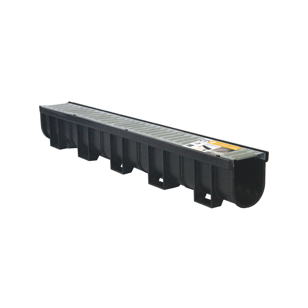 Everhard 1m Easydrain Galvanised Steel Grate - 100mm Channel - Durable - SuperSaverAU - view 1