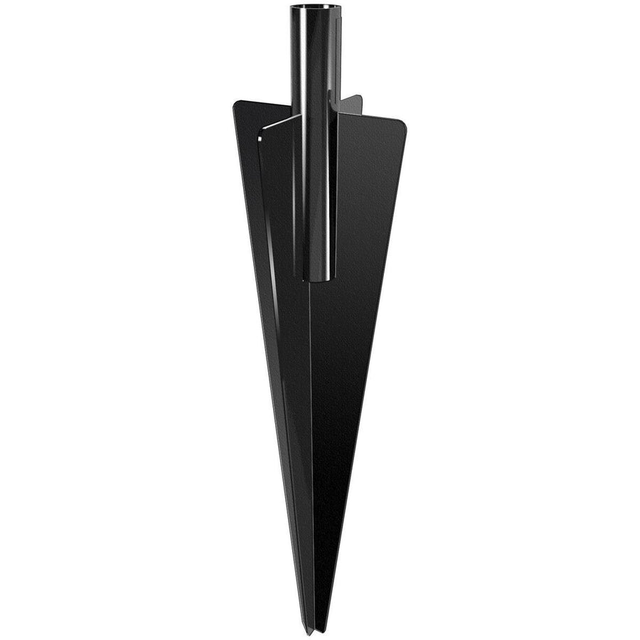 Peak 400mm Black No Dig Fencing Post Spike - Steel - Durable - Easy Install - SuperSaverAU - view 1