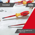 Wiha PH No.1 x 80mm Insulated Phillips Screwdriver VDE 1000V SoftFinish