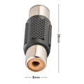 Antsig RCA Socket to RCA Socket Adaptor - 20mm x 15mm x 30mm - Audio Video Connector - SuperSaverAU - view 4