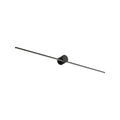 Brilliant 90cm Black Matt Miro Vanity and Wall Light - Modern Design - LED - SuperSaverAU - view 3