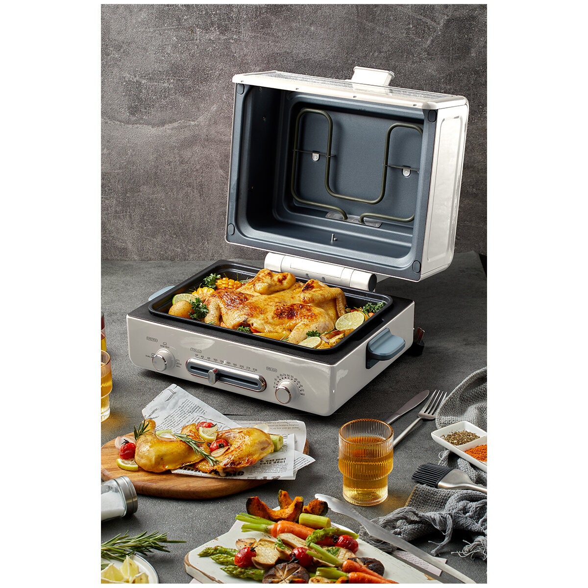 Morphy Richards 12L MultiOven - 2000W, Three Power Levels, White Finish - MRMPO12W
