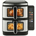 Kitchen Couture Vertex Dual Drawer Air Fryer 11L - Stainless Steel - Clear View, 12 Presets - 10005862