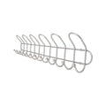Adoored Decorative Hook Rack - 6 Hooks - Satin Chrome - Easy Installation - SuperSaverAU - view 1