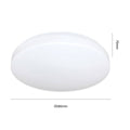 Brilliant Lighting Sheffield 29cm 12W LED Metal Oyster Ceiling Light 20377/05