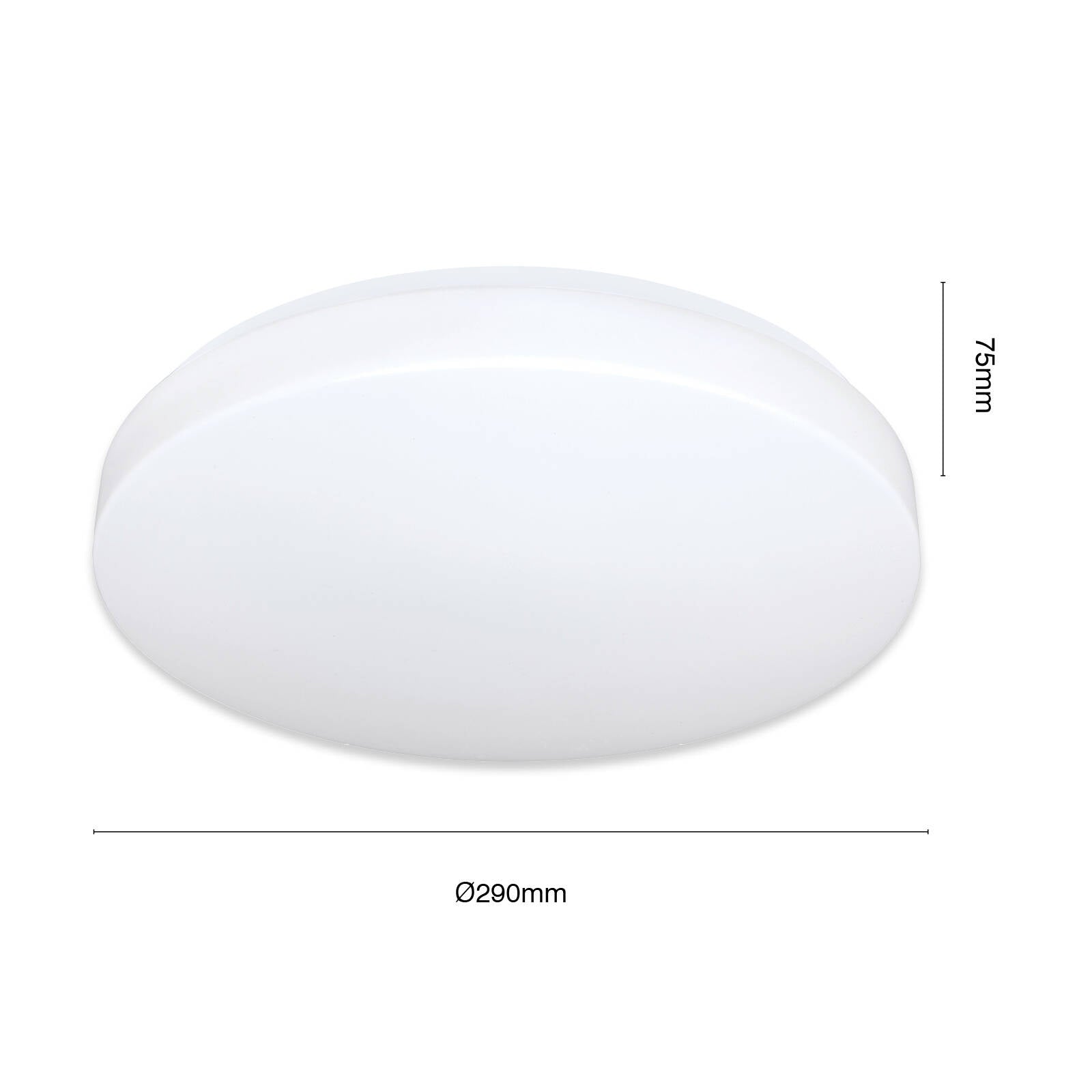 Brilliant Lighting Sheffield 29cm 12W LED Metal Oyster Ceiling Light 20377/05