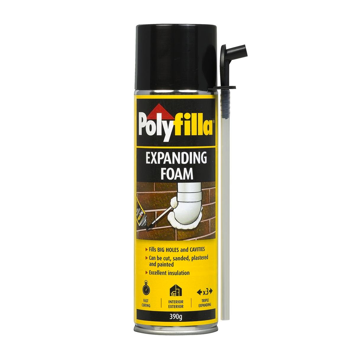 Poly 390g Expanding Foam - 390g Polyurethane - Fast Curing - Strong Adhesion - SuperSaverAU - view 1