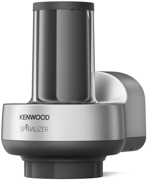 Kenwood Spiralizer Attachment - Silver and Black - Cutting Cones Included - KAX700PL