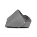 Felt Cat Bed Foldable Semi-Enclosed Sleeping House - Grey
