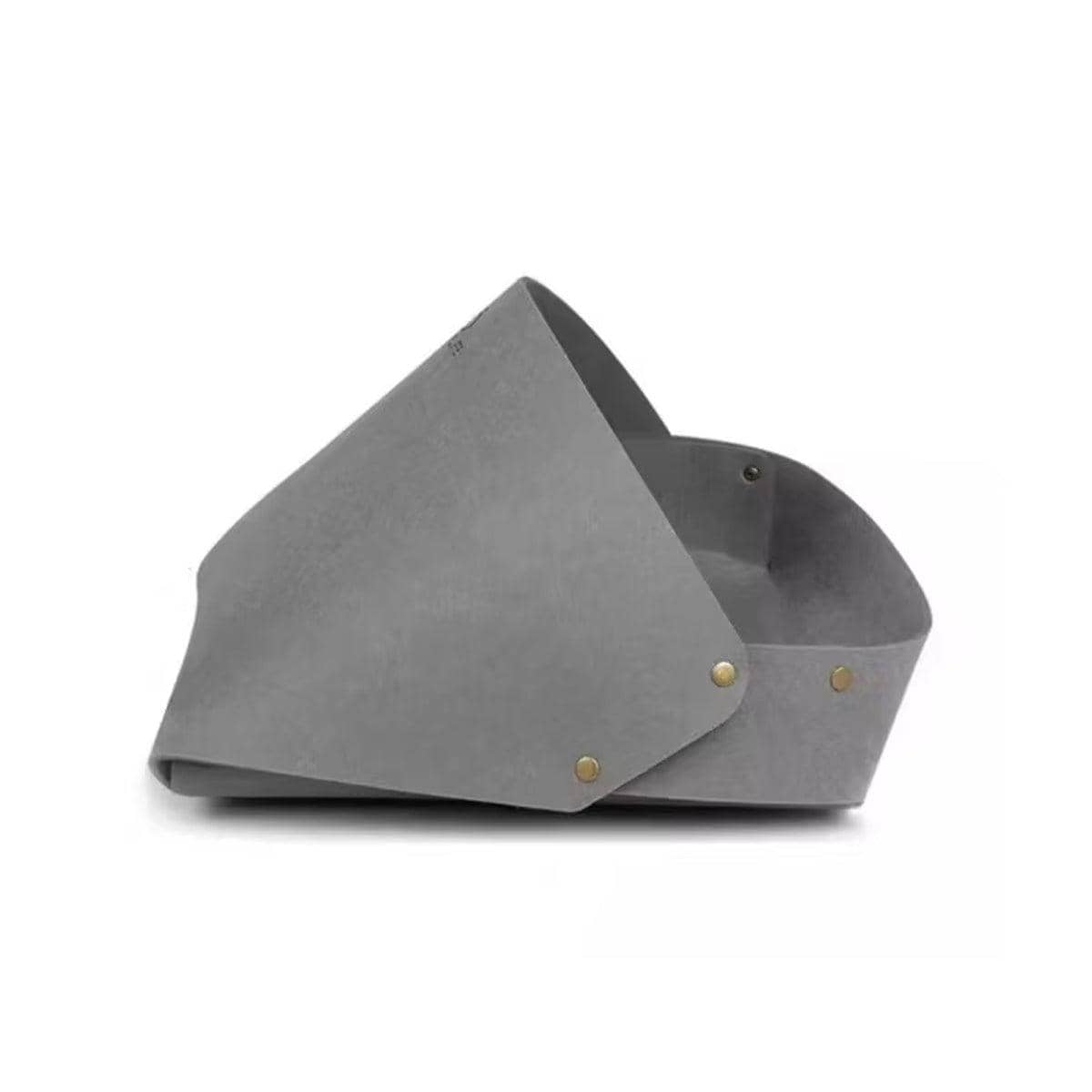 Felt Cat Bed Foldable Semi-Enclosed Sleeping House - Grey