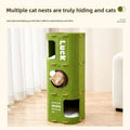 Felt Cat Tree House with Scratching Board, Multi-Level Cat Tower - Double Layer, 37 x 37 x 60 cm - view 5