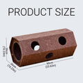 Felt Cat Tunnel Bed with Hexagonal Design for Cats - view 3