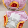 Female Dog Sanitary Pants, Washable - Pink, L (Waist 38-43 cm, Back Length 30-34 cm) - view 4