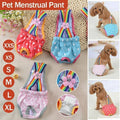 Female Dog Sanitary Pants, Washable - Pink, XL (Waist 43-46 cm, Back Length 34-38 cm) - view 2