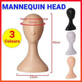Female Mannequin Head Display Stand for Wigs, Hats and Scarves - Nude - view 2