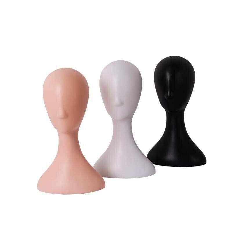Female Mannequin Head Display Stand for Wigs, Hats and Scarves - Nude - view 3