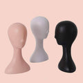Female Mannequin Head Display Stand for Wigs, Hats and Scarves - Nude - view 4