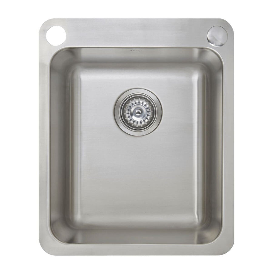 Abey Laundry Tub - Stainless Steel - Dual Bypass - Top Mount - 25 Year Warranty - LK30A