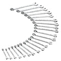 Stanley 22 Piece Metric/AF ROE Spanner Set Chrome Vanadium Steel Full Polish