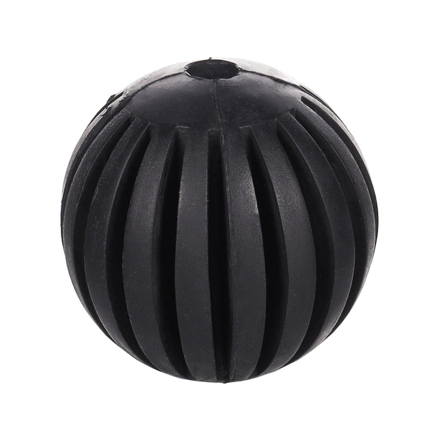 Gladiator 7 Black Rubber Ball Dog Toy - 8cm - Durable - Dental Care - SuperSaverAU - view 1